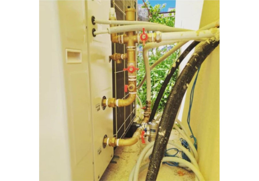 Εγκατάσταση Αντλίας Θερμότητας Heating Pump Installation