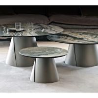 Τραπεζάκι Σαλονιού Στρογγυλό Κεραμικό ALBERT Keramik | More Design