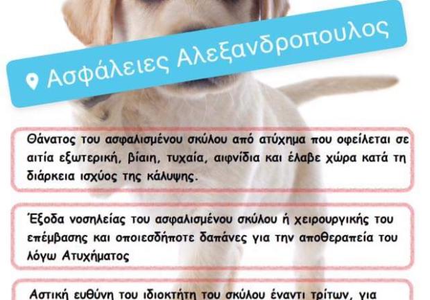 Αλεξανδρόπουλος | Ασφάλειες στην Πάτρα, ασφάλεια κατοικίδιου