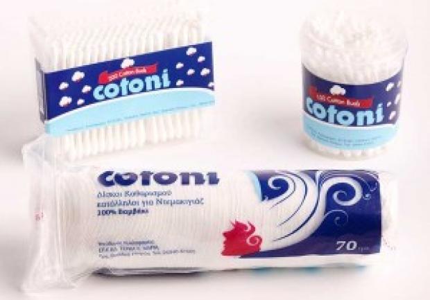 Cotoni - Τσινιά Μαρία, Φαρμακευτικά Είδη στην Πάτρα, βαμβάκι και μπατονέτες